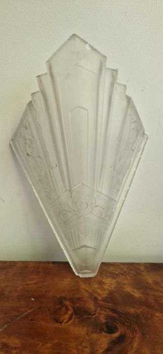 Piekny klosz szklany secesja art nouveau cudo dekor antyk Francja