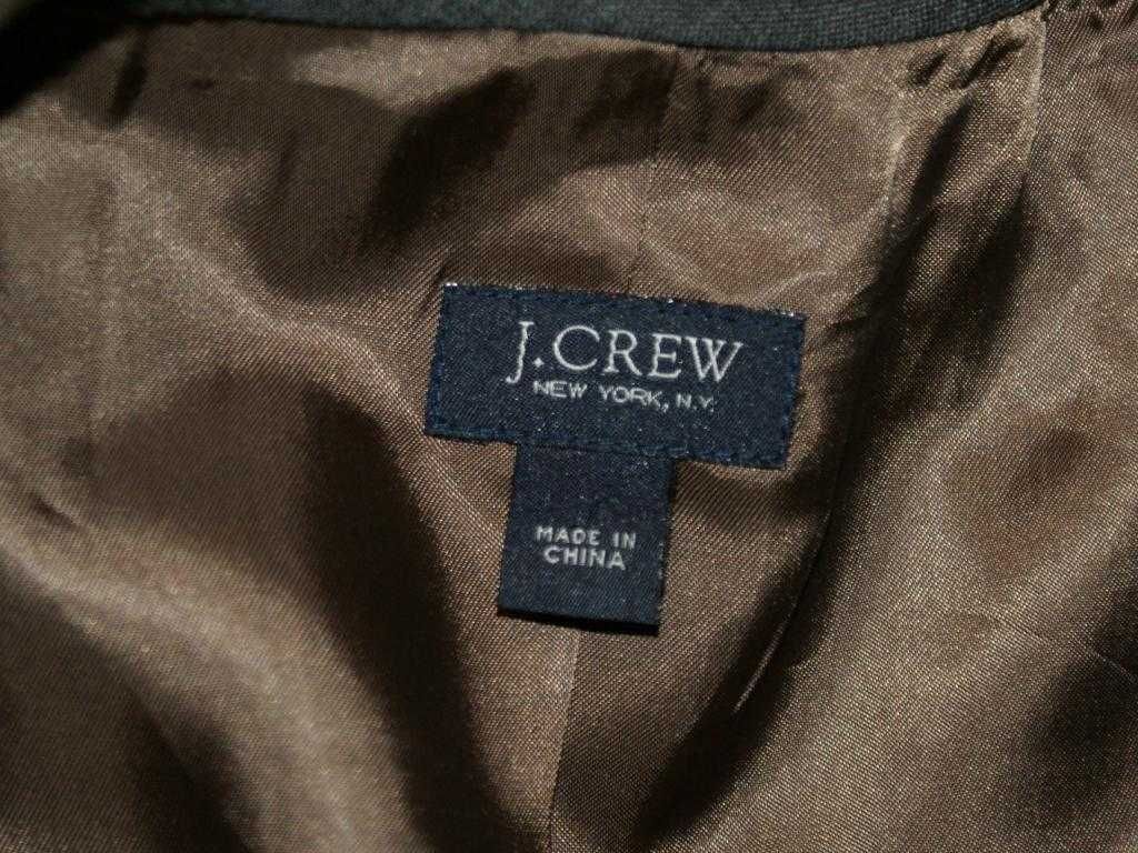 J.Crew Tweed 100% wełna jodełka marynarka męska vintage 44R L