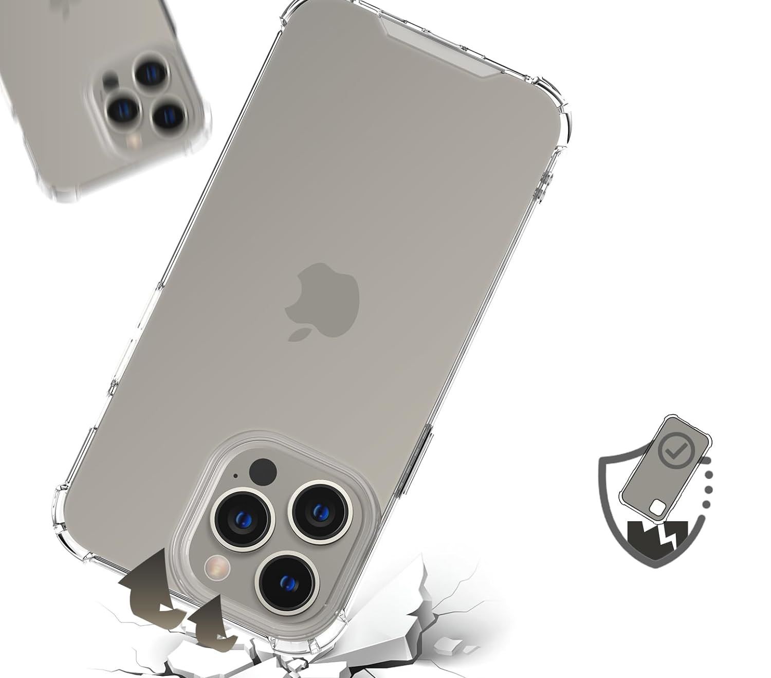 Etui Do Apple Iphone 15 Pro Anti Shock Case Bezbarwny