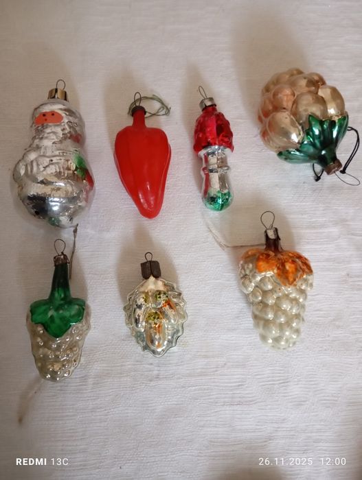 Ёлочные игрушки СССР