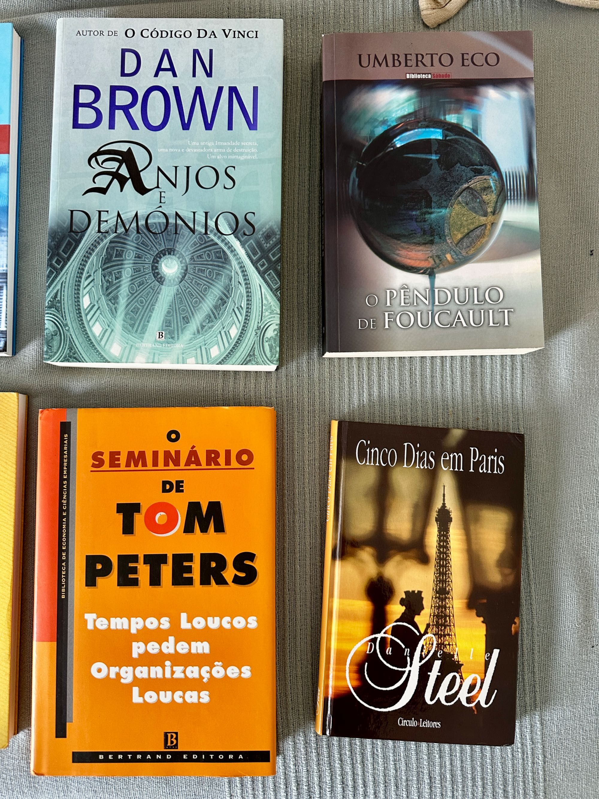 Livros desde 2€ - Dan Brown,  Umberto Eco, Tom Peters