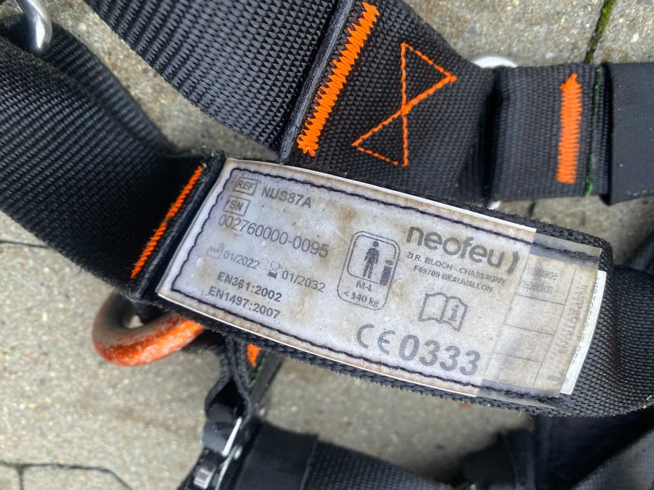 Szelki bezpieczeństwa VIT'O / 87 rozmiar M/L – bardzo dobry stan