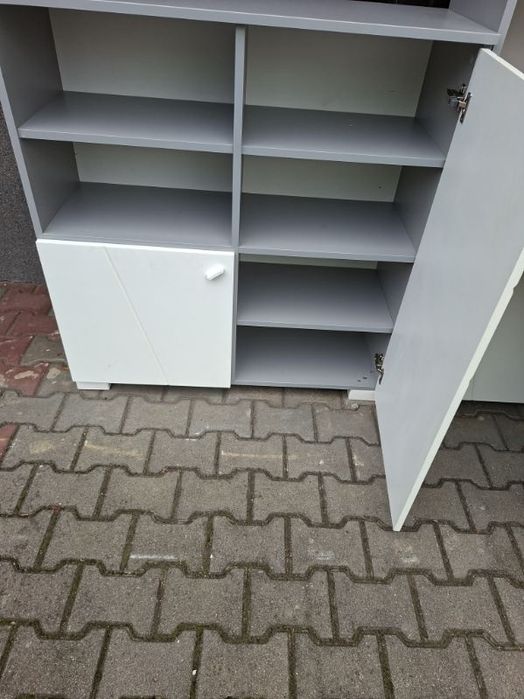 Komoda biała szara Meblik