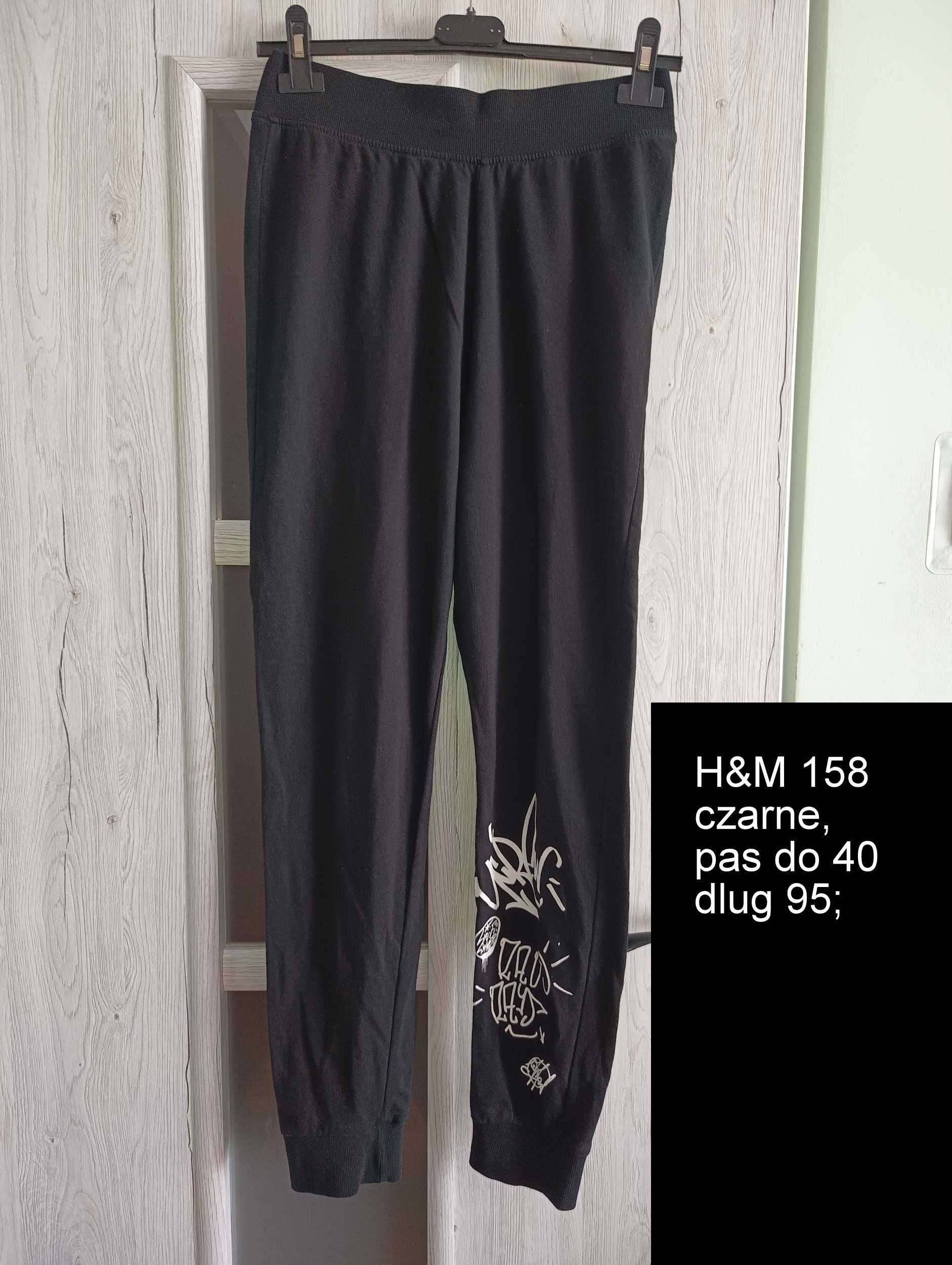158 Spodnie dresowe chłopięce H&M czarne