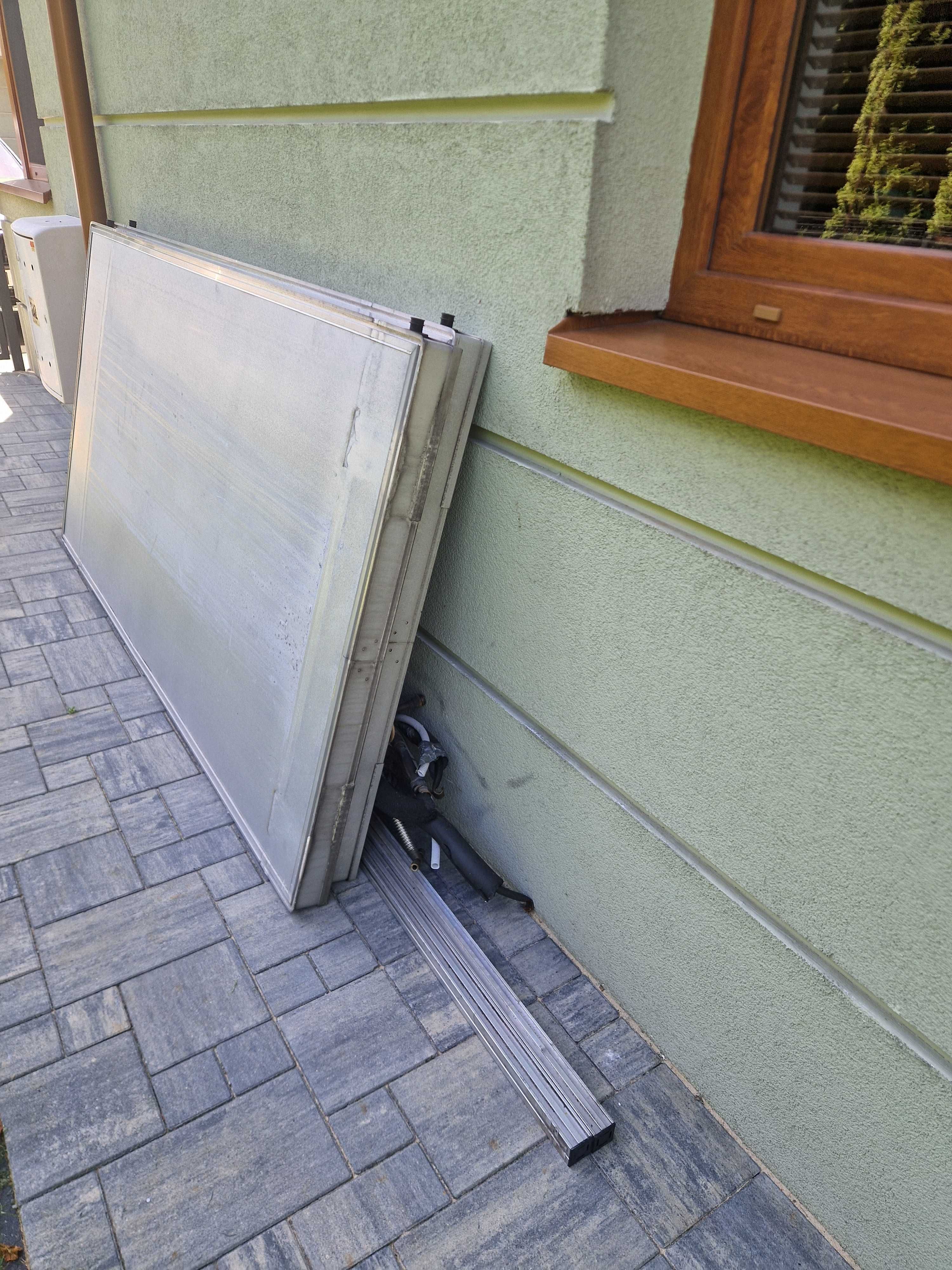 Zestaw solarny do podgrzewania wody - automatyka, panele, pompa itp