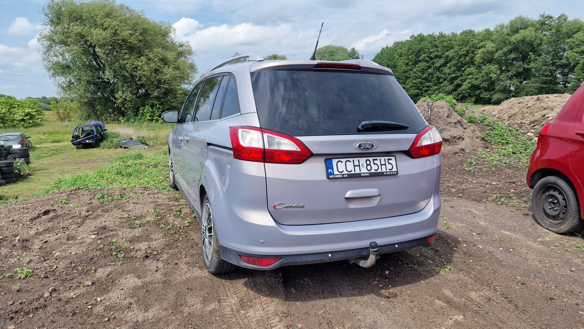 Ford C-max 2010r 1.6 Tdci/Lekko uszkodzony/Odpala jezdzi/Start stop/