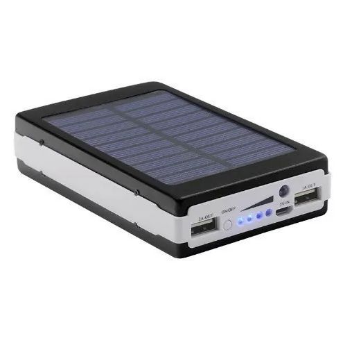 Power Bank 50000 mAh Solar LED із сонячною панеллю та фонарьом