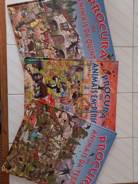 Livros para crianças- Procura os Animais