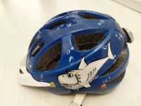 Uvex hero kask rowerowy dziecięcy 207g 49-55cm Rekin niebieski