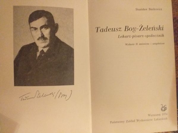 S.Sterkowicz Tadeusz Boy-Żeleński PZWL 1974