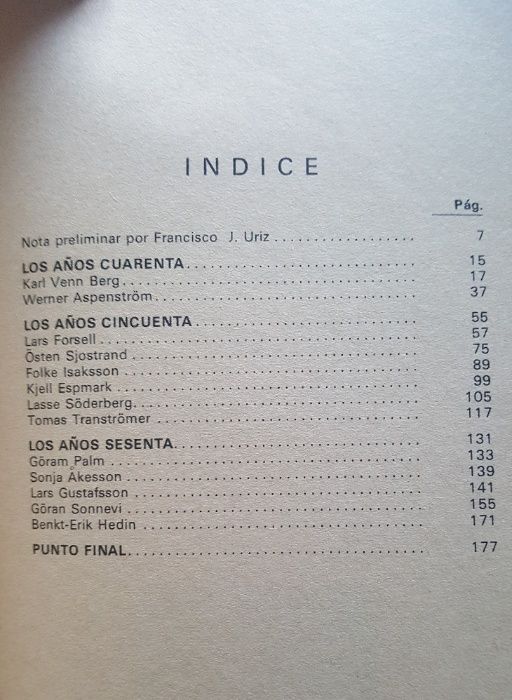 Litoral, revista de la Poesía y el Pensamiento: Poesia Sueca Contempor