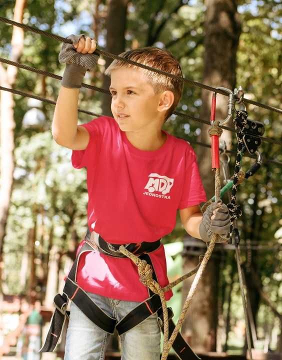 Dziecięca Koszulka MDP - czerwona, czarna, biała - 110cm - 158cm - 24H