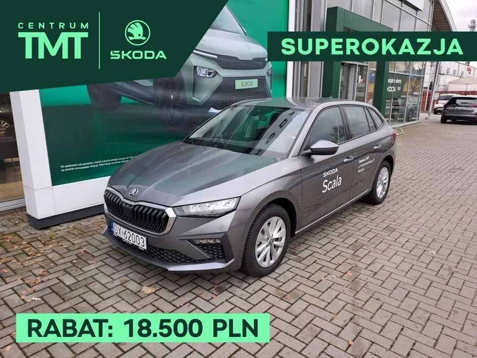 Skoda Scala 1.5 TSI 150KM EDITION 130, grzana szyba i kierownica, od ręki