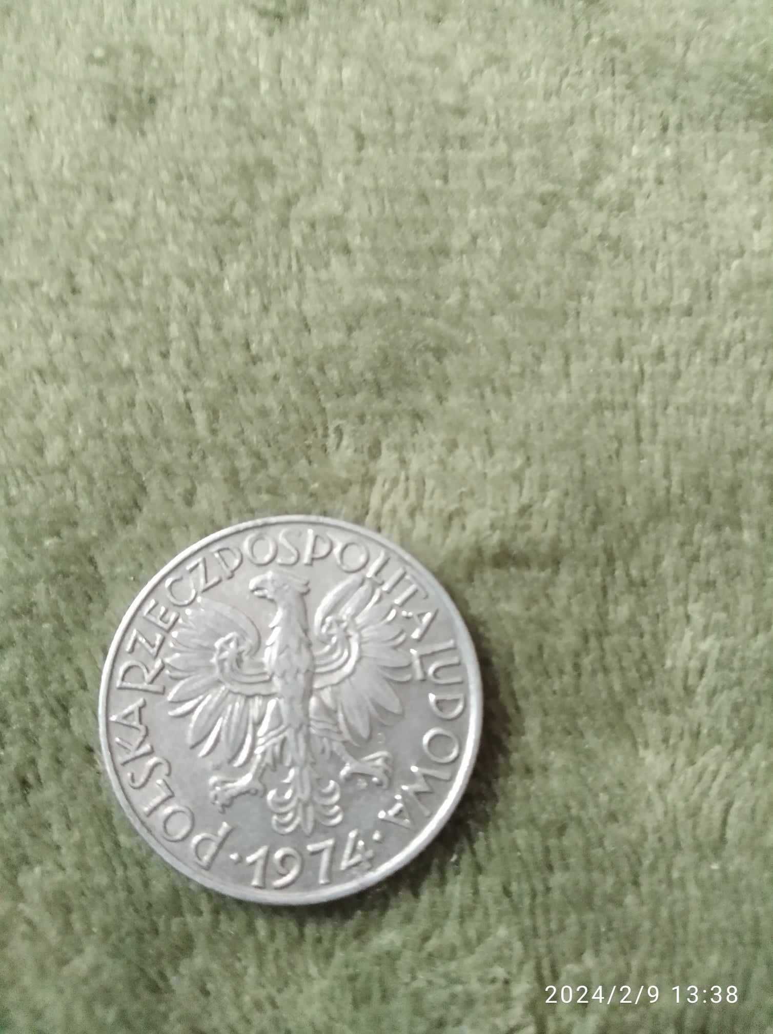 moneta 5 zł 1974