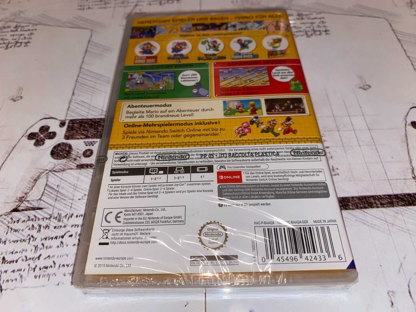 Super Mario Maker 2 Nintendo nowa folia