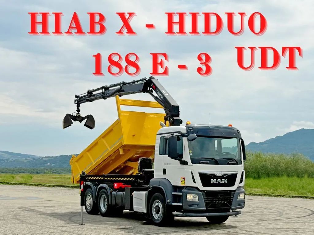 MAN TGS 26.400 *WYWROTKA 4,75m *HIAB X - HIDUO 188 E-3/PILOT *6x4 *STAN BDB