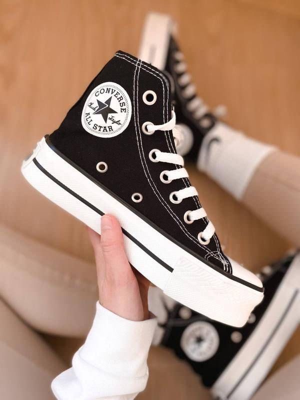 Стильні жіночі кеди на платформі Конверси 36-40 Converse