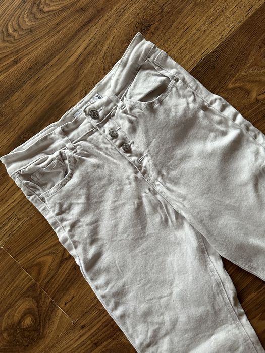 Diverse jeans 40 białe spodnie wysoki stan