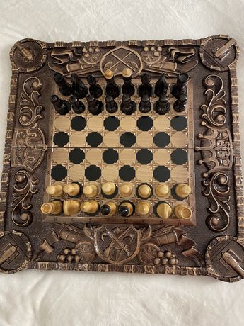 Шахматы, нарды, шашки - Ручной работы