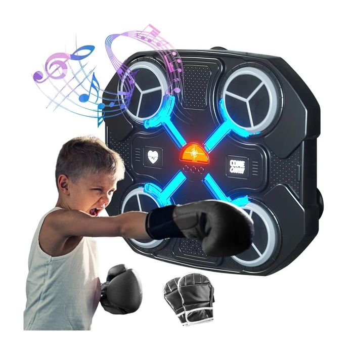 Conjunto de Boxe Interativo com Luzes e Sons