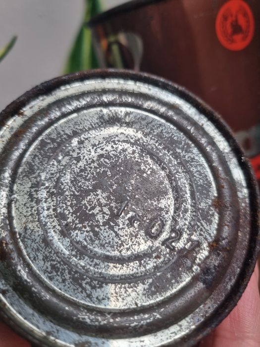 Puszki metalowe zabytkowe po kawie inka 1976 różne daty prl vintage