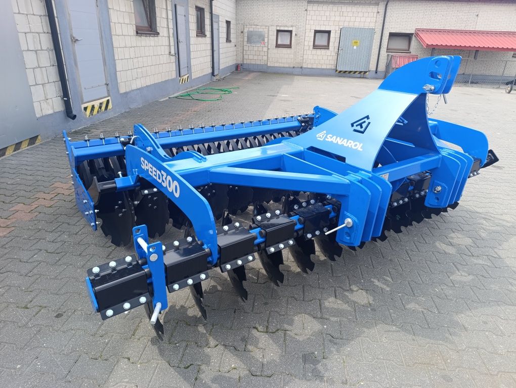 Brona talerzowa Sanarol Speed 2.5m 3m 3.5m 4m ciężka nowa transport