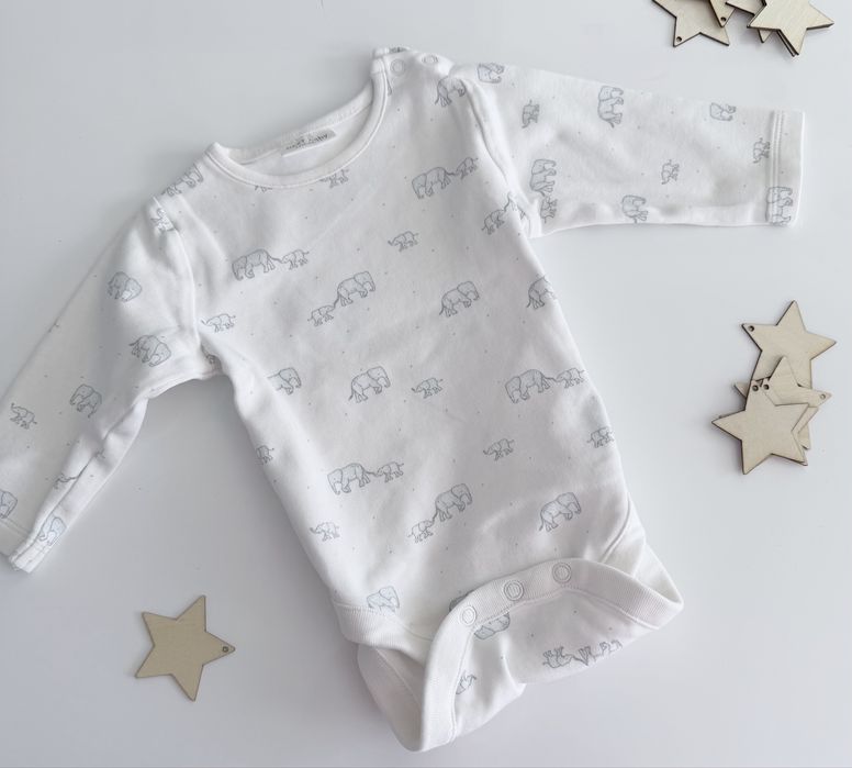 Next r.68 body w słoniki długi rękaw