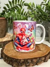 Kubek wielkanoc nadruk prezent swieta dziecko SpiderMan 330ml