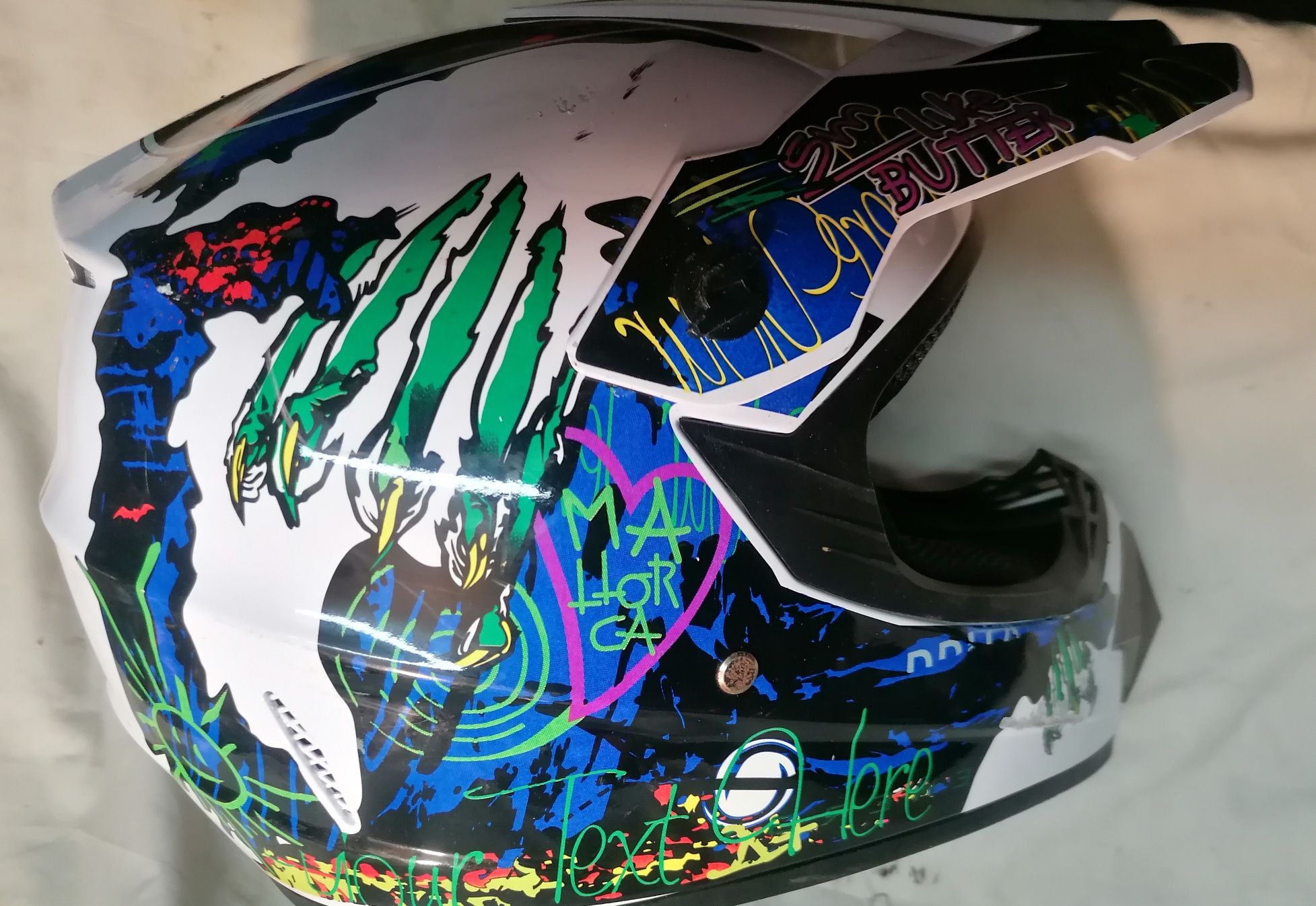 Kask na cross dla dzieci