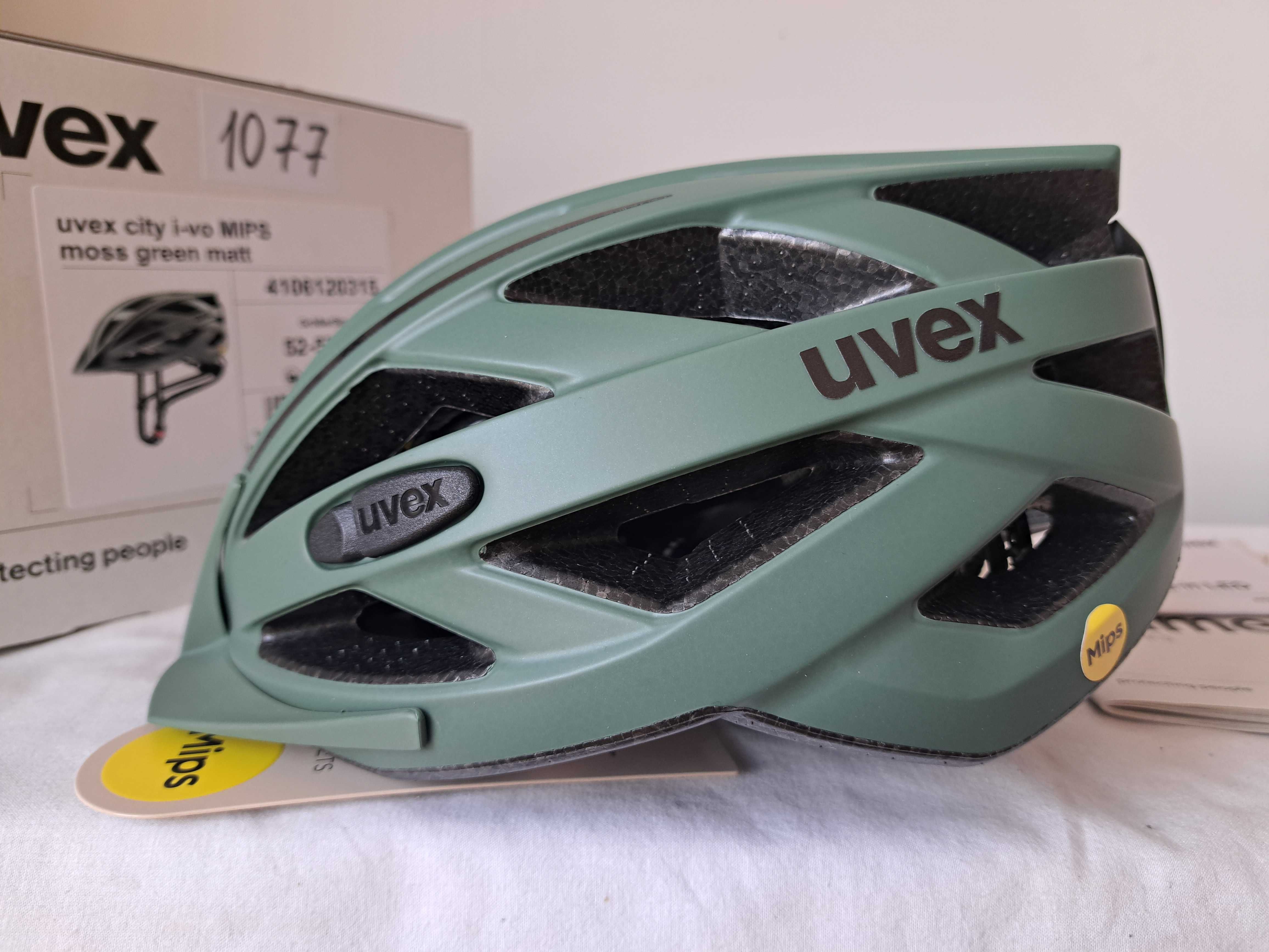 Kask rowerowy Uvex City I-vo MIPS Moss Green Matt M 52-57cm