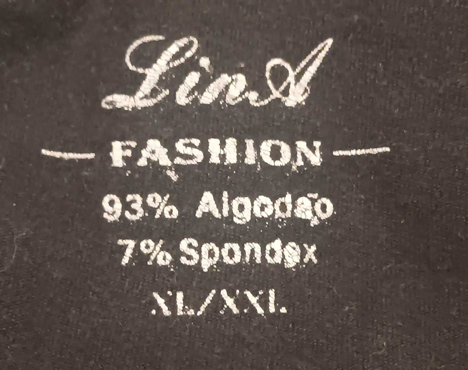 Camisola preta tamanho XL/XLL