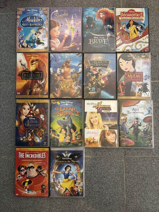Coleção de DVDs Usados – Vários Títulos em Bom Estado