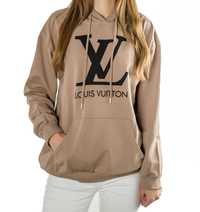 Damska bluza LOUIS VUITTON LOGO monogram z kapturem