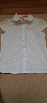 Біла сорочка для дівчинки в школу