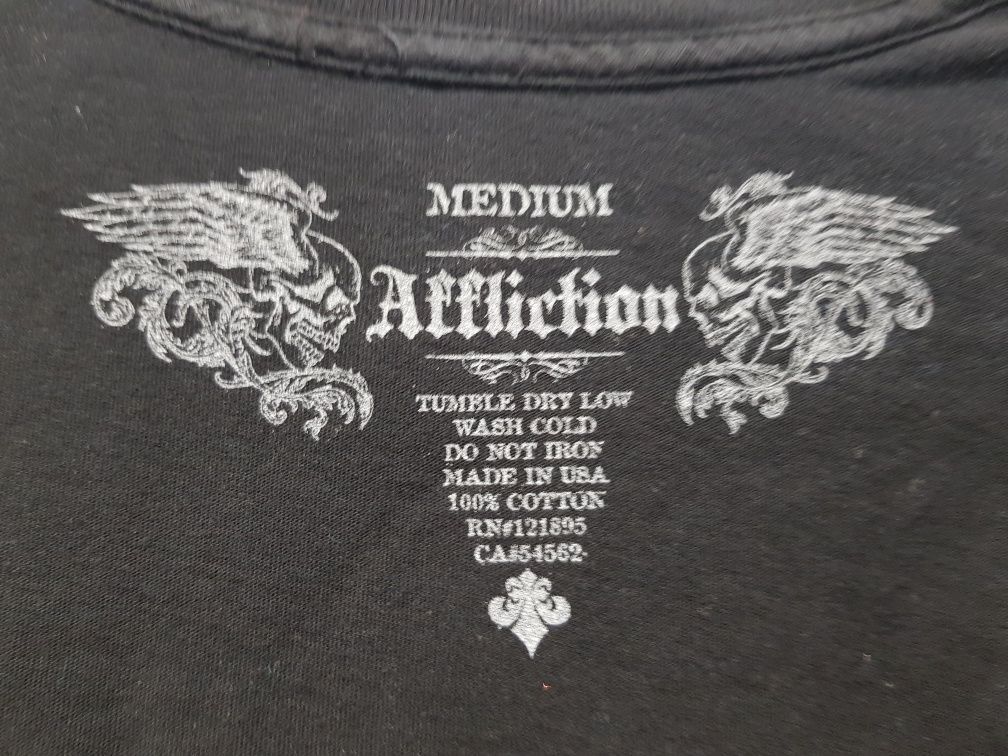Винтажная футболка Affliction, USA, размер М/2 XL-наш 48-50/54-56