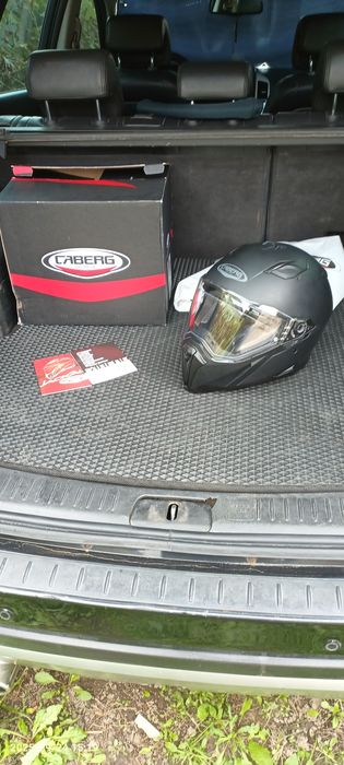 Мото шолом мотошлем Caberg Jackal XL Сонцезахисні окуляри + Pinlock