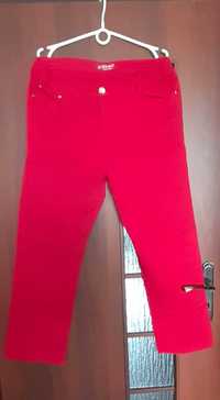 Spodnie damskie czerwone
