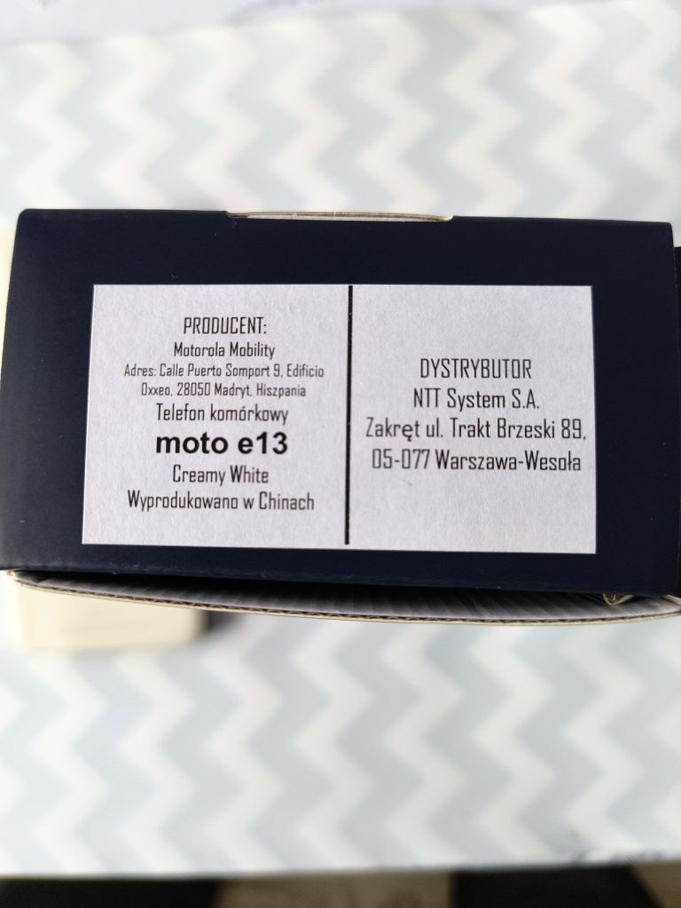 Motorola E 13 Nowy