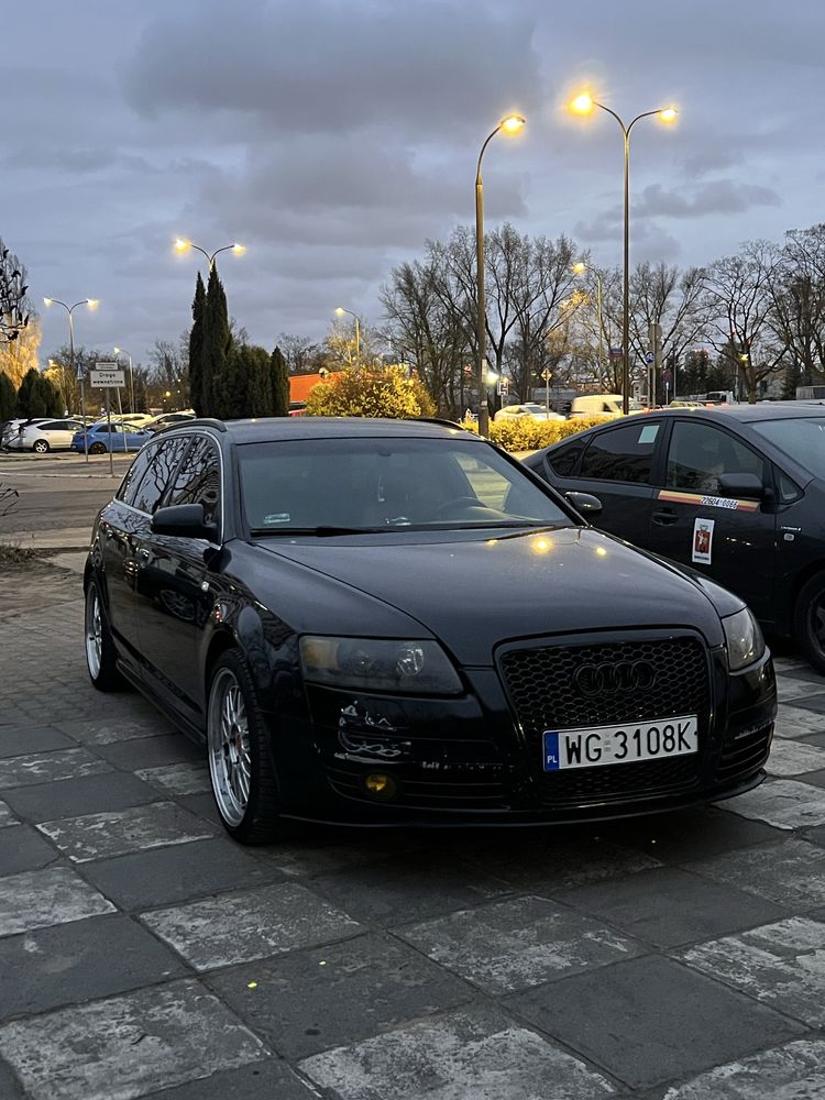Audi A6 C6 auto jest po wypadku