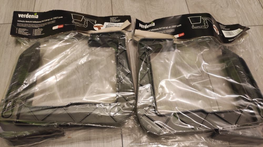 Uchwyty doniczek balkonowych ogrodowych haki