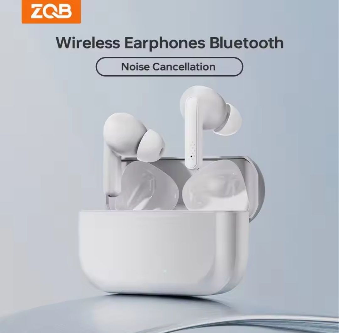 Бездротові навушники ZQB  2A3 white 
Bluetooth 5.3
Захист від дощу та