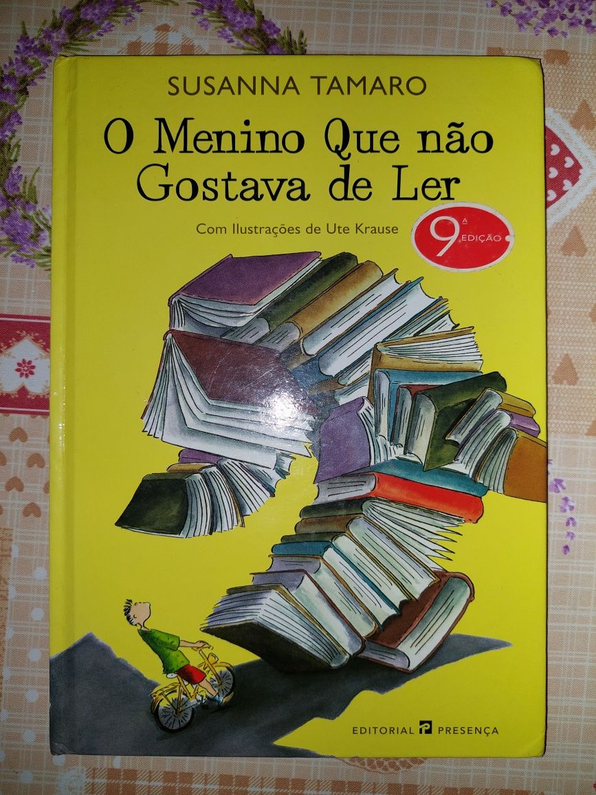 Livro "O menino que não gostava de ler"