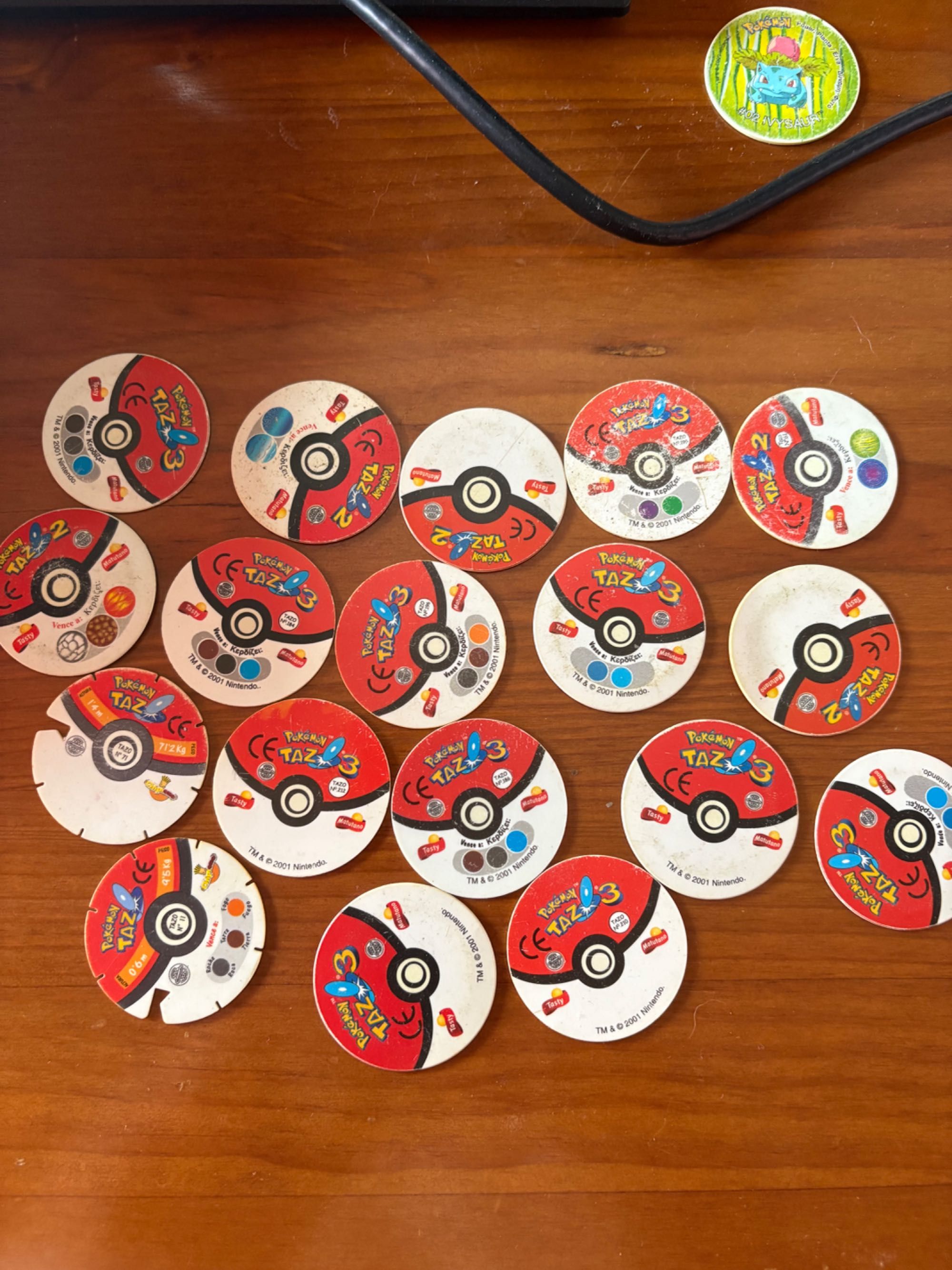 Tazos Pokémon co