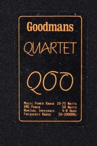 colunas de som Goodmans modelo Quartet 200