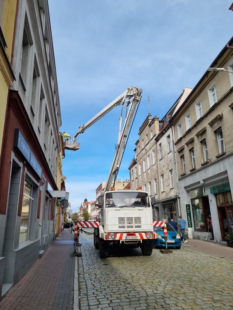 Podnośnik koszowy Jelcz 6x4 bumar 30m dźwig hds bison ruthman wumag