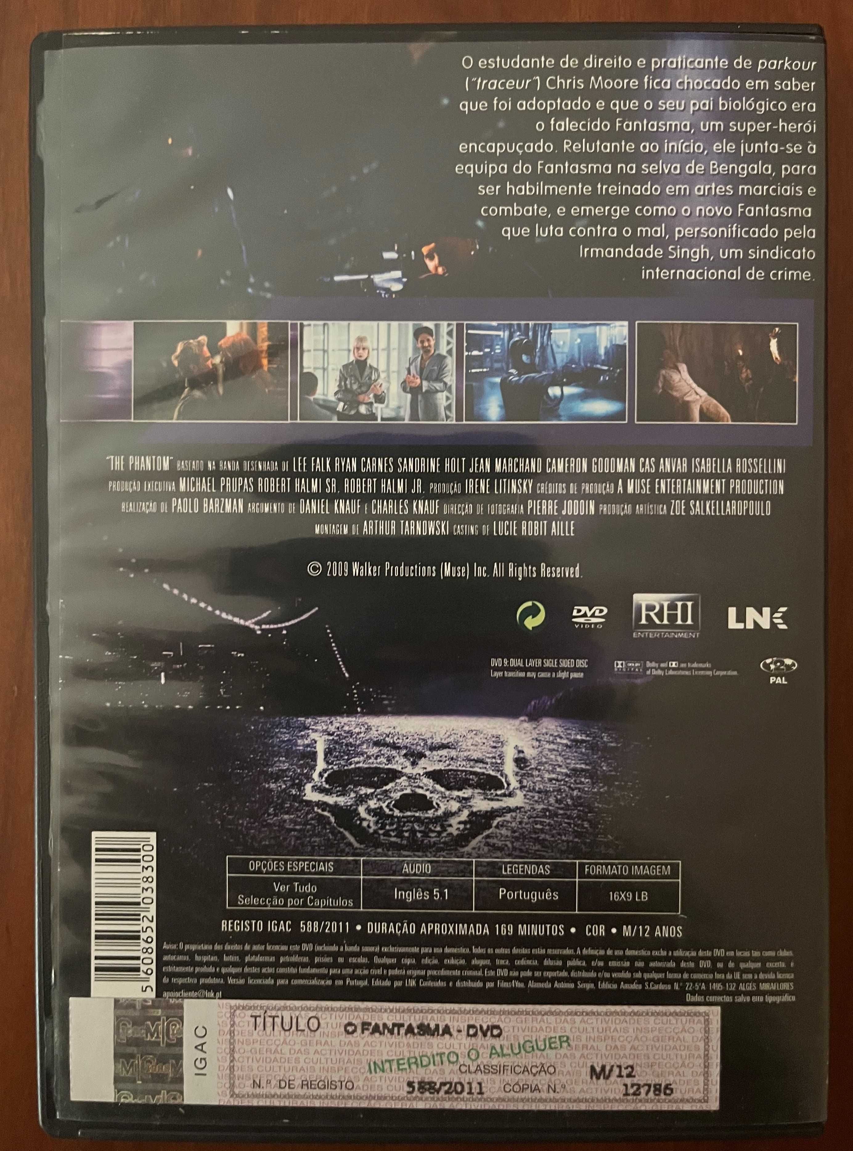 DVD "O Fantasma - O mundo tem estado sem justiça...até agora"