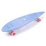 deskorolka Longboard 91 cm kolor niebieski i kolor miętowy