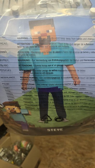 Stroj minecraft steve 128 134