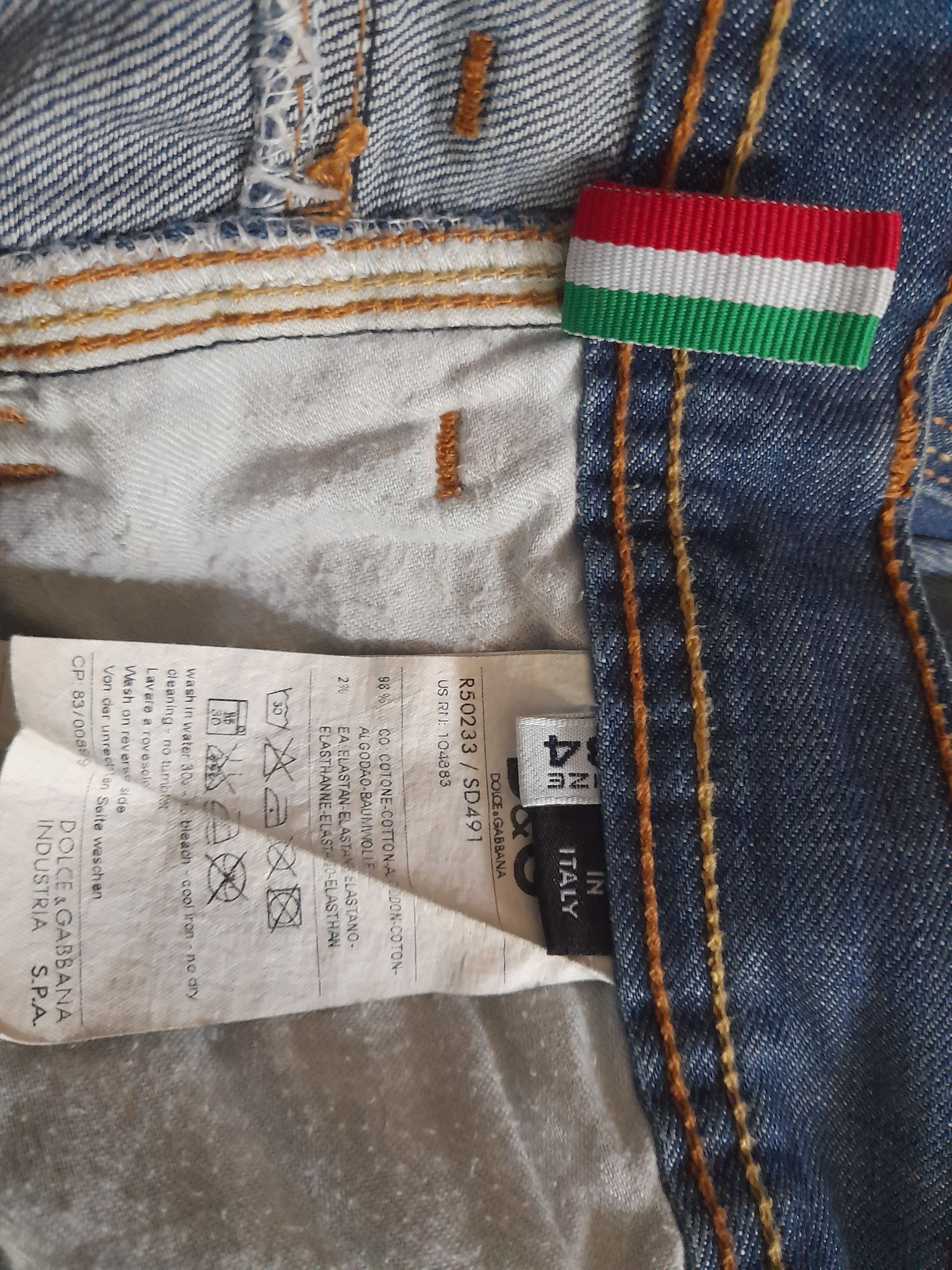 Dolce&Gabbana spodnie jeansowe rozmiar 34