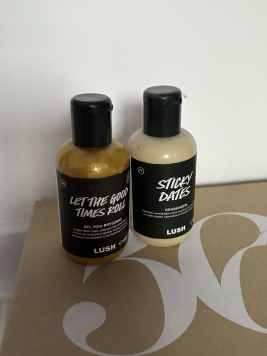 Lush sticky dates lotion balsam, let the good times roll - żel. Nowe!